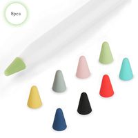 ZALU Compatible with Apple Pencil Tips Replacement for 2nd Gen, Silicone Nibs Cover Writing Protection for iPad Pencil (8 pcs)