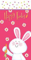 Happy Bunny Cello Easter Bags - 20/Pack (4"x9")
