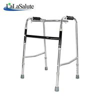RenShiMinShop LaLaSalute Walker Walking Aid Medical Device Aluminum Adjustable Collapsible Walker Portable Walker Elderly Walker