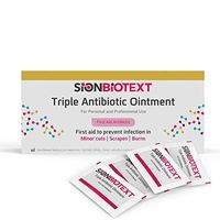 Triple Antibiotic Ointment Maximum Strength Skin Care by Sion Medical. Extra Large Pack Antibacterial Cream in Individual Packets for Cuts, Scrapes, Burns 0.031 oz (0.9g) 144 in Box - First Aid to Go!