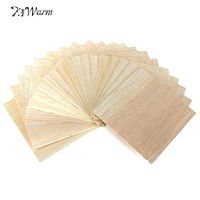 DalaB 20 Sheets Wooden Plates for Model Plane Sailing Wood Sculpture Film Props DIY Crafts Material Supplies 100 x 100 x 1mm