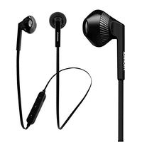 Magnavox - Bluetooth Stereo Headphones in Ear Earbuds, Wireless v4.1 Technology with Built in Mic, Black