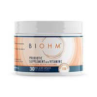 BIOHM Vitamin C Immune Support Probiotic Supplement; Immune System Booster Probiotics with VIT C; Immunity Booster Vitamin C Supplement for Immunity Support; Vegetarian Friendly, 30 Capsules