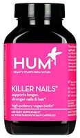 HUM Killer Nails - High Potency Vegan Biotin 5000mcg for Hair & Nails (60 Vegetarian Capsules)