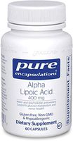 Pure Encapsulations - Alpha Lipoic Acid 400 mg - Hypoallergenic Water- and Lipid-Soluble Antioxidant Supplement - 60 Capsules