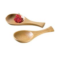 “Iwaki" Bamboo Spoon (Case of 50), PacknWood - Wooden Spoons for Tasting (0.25 oz, 3.7" x 1.8") PK209BBIWAKI