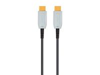 Monoprice HDR High Speed Cable - 30 feet - Black | for HDMI-Enabled Devices - 4K @ 60Hz, HDR, 18Gbps, Fiber Optic, AOC, YUV 4:4:4 - SlimRun AV Series