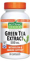 Botanic Choice Green Tea Extract 500 Mg,30 Capsules