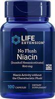 Life Extension No Flush Niacin (Inositol Hexanicotinate) 800 Mg , 100 Capsules