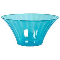 Caribbean Blue Flared Bowl, Medium, Party Favor