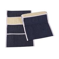 DMI Wheelchair Arm Pads, Wheelchair Armrest Pouch, Wheelchair Arm Pouch, Denim, Pair of 2
