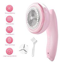 LOBKIN Lint Remover Rechargeable, Electric Sweater Shaver, Fabric Shaver Defuzzer 3-Leaf Stainless Steel Blades Lint Shaver Defuzzer Pill Fuzz Remover for Clothes, Dryer, Couch, Blanket, Sweater