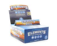Elements King Size Slim Ultra Thin Rice Rolling Paper Full Box of 50 Packs