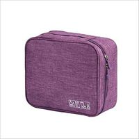 Travel Cable Bag Portable Digital USB Gadget Organizer Charger Wires Cosmetic Zipper Storage Pouch Kit Storage Bag uitable for Out-Going, Business