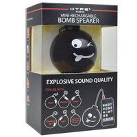 Hype Bomb Rechargeable Mini Portable Keychain Speaker w/ 3.5mm audio jack