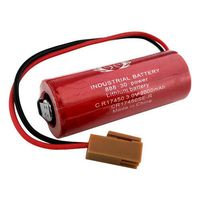 3V 2500MAH Battery with Plug Wire, Compatible with SANYO CR17450SE-R Li-ion