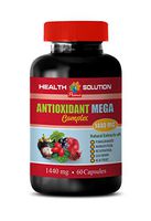 Weight Loss Fat Burner Supplements - ANTIOXIDANT MEGA Complex 1440 MG - Goji Berry Extract Supplement - 1 Bottle 60 Capsules