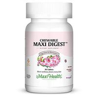 Maxi Health Chewable Digest - Natural Digestive Enzymes - Quick Acting - 90 Chewies - Kosher
