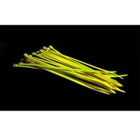 Bitspower UV-Reactive Cable Tie, UV Yellow, 20-Pack