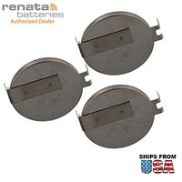 3X Renata CR2032FH2-MFR 3V Lithium Coin Battery HORZ 2-PIN for IBM CMOS Battery Part Numbers: 12J1695, 02K6572, 12J1671, CMOS Battery CR2032/S7F IBM ThinkPad R50, R52 A31P T20