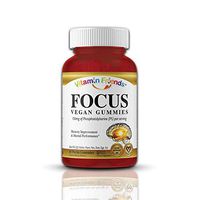 Vitamin Friends Focus Brain Health PS (Phosphatidylserine) Gummy Supplements - 60 Berry Flavored Gummies, Kosher, Allergen Free, Vegan