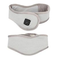 AYNEFY Electric Cervical Belt, Cervical Heater Carbon Fiber Wire Infrared Hot Compress Cervical Vertebra Spine Breathable with Built-in Heat-Resistant Mesh Bag for Placing Herbal Packets