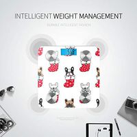 Chrismas Socks for Gifts Body Fat Weight Scale Digital Scale Digital Weighing Scale Tracks 8 Key Compositions Analyzer Sync with Fitness Apps 400 Lbs