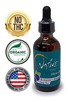 Natural Native Hemp Tincture Oil (Blueberry, 300 mg) Therapeutic Grade for Anxiety Relief, Chronic Pain, Sleep, Nausea, Arthritis, Joint Pain - USDA Organic Hemp, Gluten-Free, Non-GMO