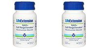 Life Extension NAD+ Cell Regenerator Nicotinamide Riboside Supplement with NIAGEN | Supports Metabolism & Energy Levels | Promotes Healthy Cognitive Function | 250mg 30 Capsules (2 Pack)