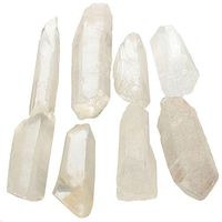 Quartz Crystal Points Wands Tips x 100 Grams Bag