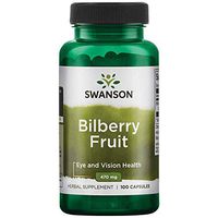 Swanson Bilberry Fruit 470 Milligrams 100 Capsules