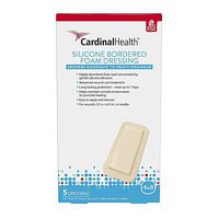 Cardinal Health Silicone Bordered Foam 4in x 8in