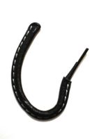 Leather Black XL Large Earhooks for Aliph Jawbone 2 3 Prime Wireless Bluetooth Headset Ear Hook Loop Clip Earhook Earloop Earclip Earclip Replacement Part