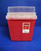 B-d Patient Exam Room Sharps Collector 2 Gallon Red - Model 305435 - Each