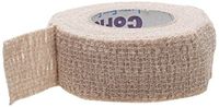 Medline Premium Co-Flex Quick-Stick Cohesive Flexible Elastic Bandage, Self-Adherent Compression Wrap, Latex Free, 1" x 5 yards, Tan (Pack of 30)