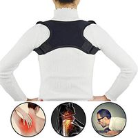 Humpback Corrector for Men and Women, Upper Back Brace Shoulder Support Belt for Chest Size 27-48 Inches