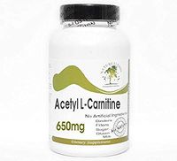 Acetyl L-Carnitine 650mg ~ 90 Capsules - No Additives ~ Naturetition Supplements
