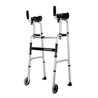 Lour Dual Use Walking Frame Walker Old Man Arms Support Adjustable Height Disabled Walker Fitness Equipment