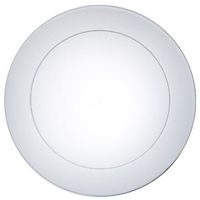 Party Essentials Hard Plastic Round Dinner Plate, 10-1/4" Diameter, Clear (Case of 240)