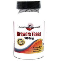 Brewers Yeast 1000mg * 100 Capsules 100% Natural - by EarhNaturalSupplements