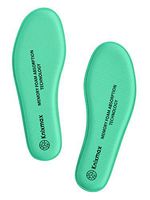 Knixmax Women's Memory Insoles Comfort Shoe Inserts Shock Absorption Cushioning Foot Support Pads, Green, 8