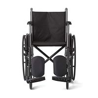 RMXMY Comfortable Wheelchair, Adjustable Foot Pedal for The Elderly Disabled Scooter with Full Length arms and Lift Leg Support, Versatile and Practical 18-inch seat