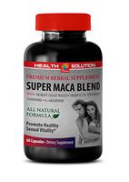 Men Sex Enhancer Supplement - Super MACA Blend - Promote Healthy Sexual Vitality - maca with Horny Goat Weed - 1 Bottle 60 Capsules