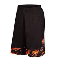 Molyveva Men Short Sport Run Loose Pant Trunks Breathable Fitness Beach Trouser