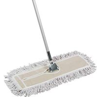 Tidy Tools 24 Inch Cotton Dust Mop - 24'' X 5'' Wide Mop Head with Cut Ends (60 Inch Extendable Metal Telescopic Handle)