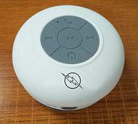 Wireless Speaker, Bluetooth Portable Shower Speaker, Water Resistant Bluetooth 3.0, Handsfree Portable Speakerphone with Built-in Mic, 6hrs of Playtime.