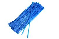 200 Moisture Resistant Twist Wire Ties 5/32" Wide - 27 Gauge Wire Reusable Choose Color (Blue)
