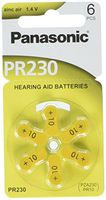60 Panasonic Hearing Aid Batteries Size: 10 + Keychain