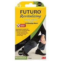 FUTURO(TM) Casual Socks 71020EN, Medium, Black