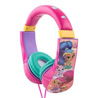Shimmer And Shine Kid Safe Headphones HP2-04369-IMN, Equipped with Kids-Safe Technology to Limit The Volume, by Sakar, Adjustable Headband, Comfortable Ear Cups, Great Audio, Pink